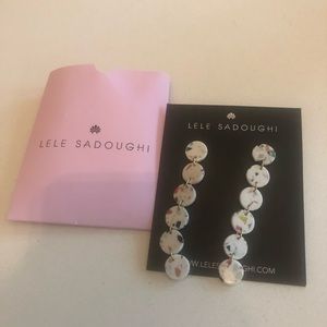 Lele Sadoughi Terrazzo statement earrings